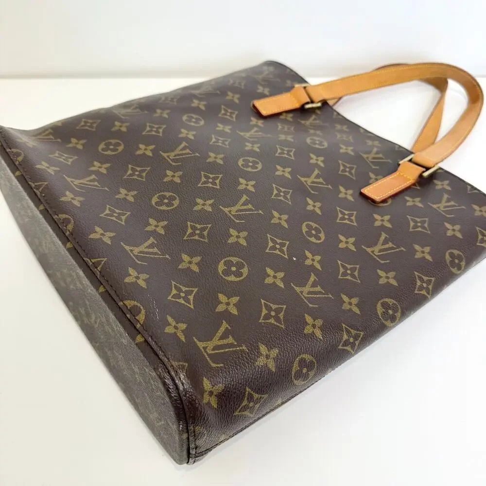 Louis Vuitton Brown Monogram Canvas Vavin GM Tote Bag LV Leather Shoulder Bag